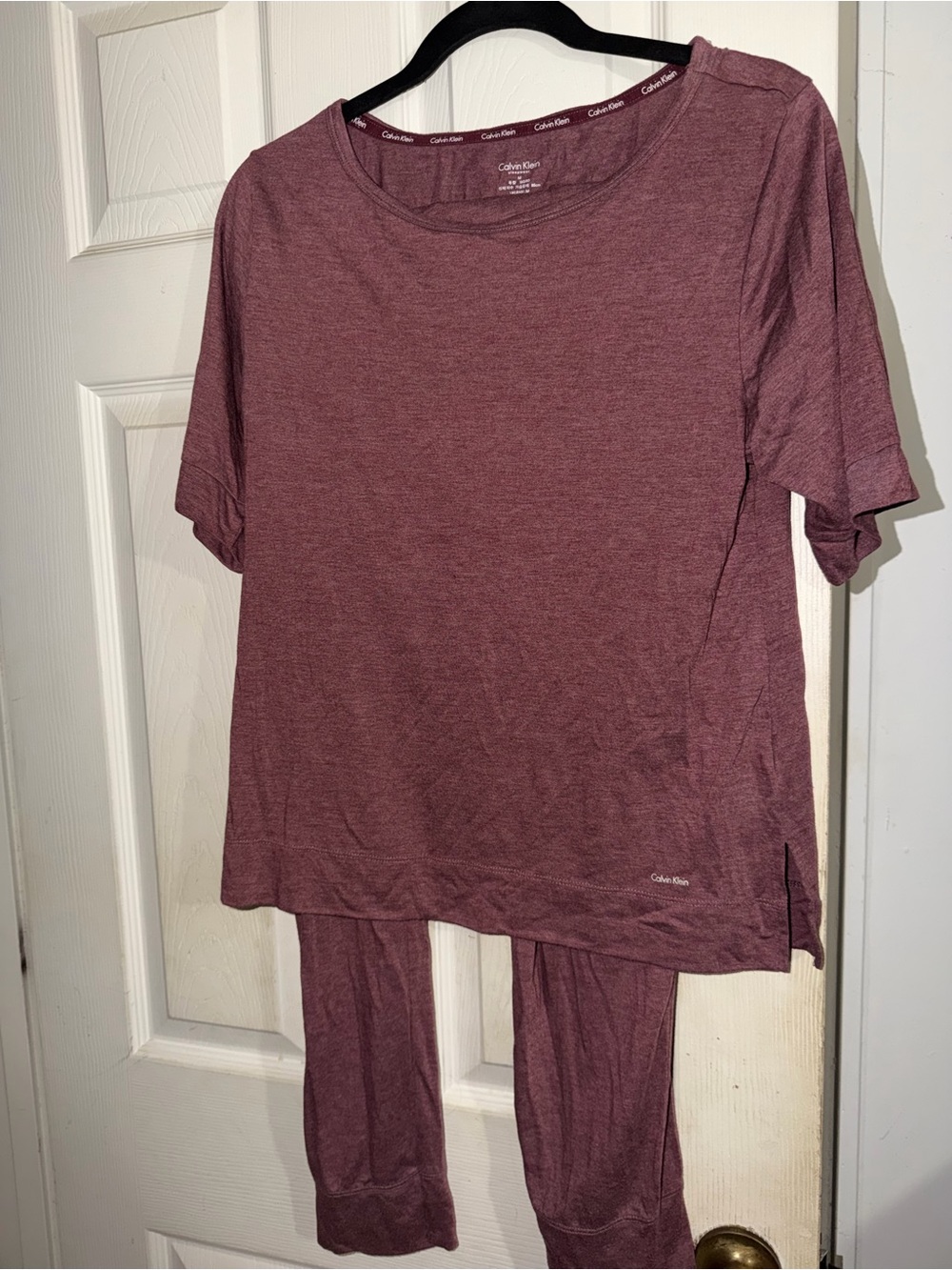 Calvin Klein Women's Dusty Rose Short-Sleeve Tee